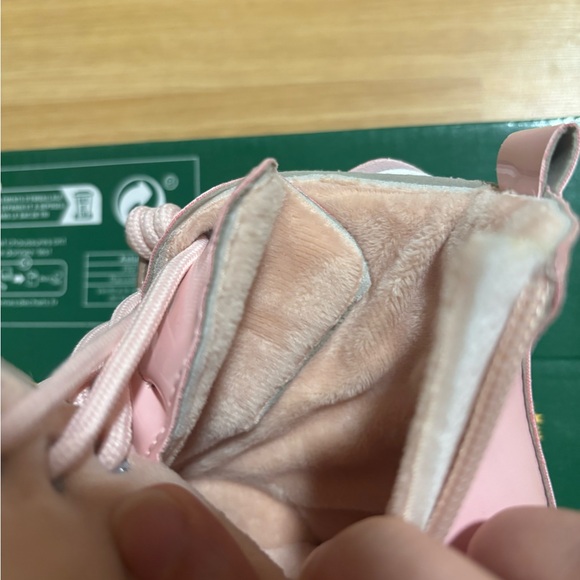 New “Dingdoucex” pink booties with plush interior size 10 with box - Picture 7 of 8